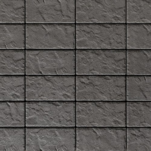 Blu 60 Slate Onyx Black patio paver swatch.