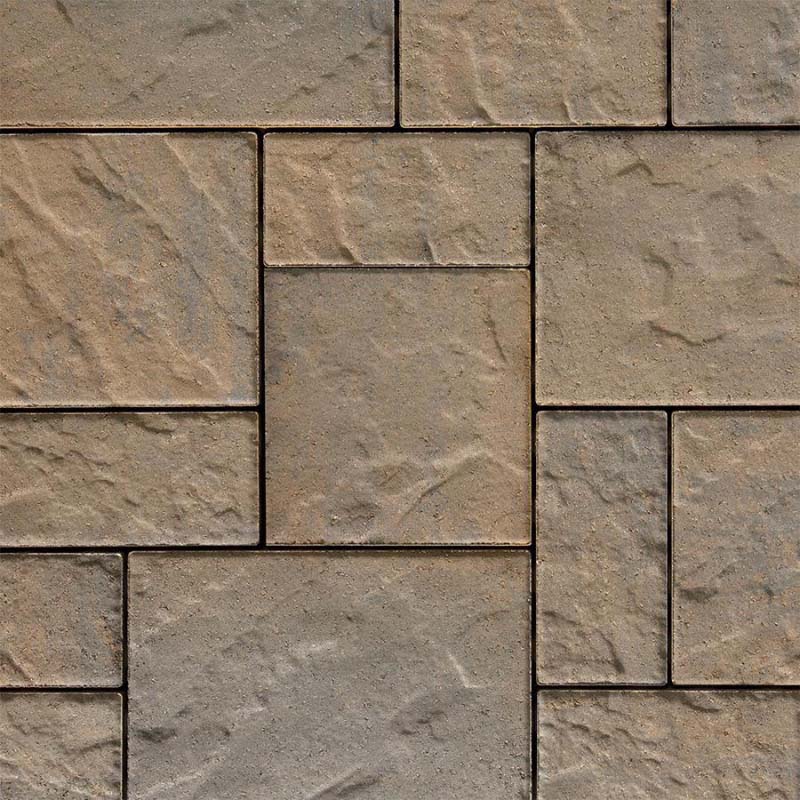 Blu 60 Slate Sandalwood patio paver swatch.